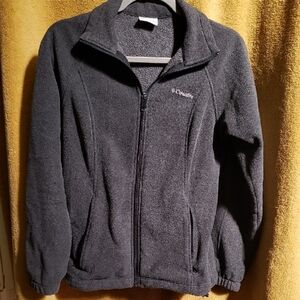 Columbia Charcoal Full-Zip Fleece Jacket